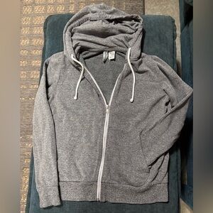 Divided H&M Gray Zip-Up Hoodie Sweatshirt